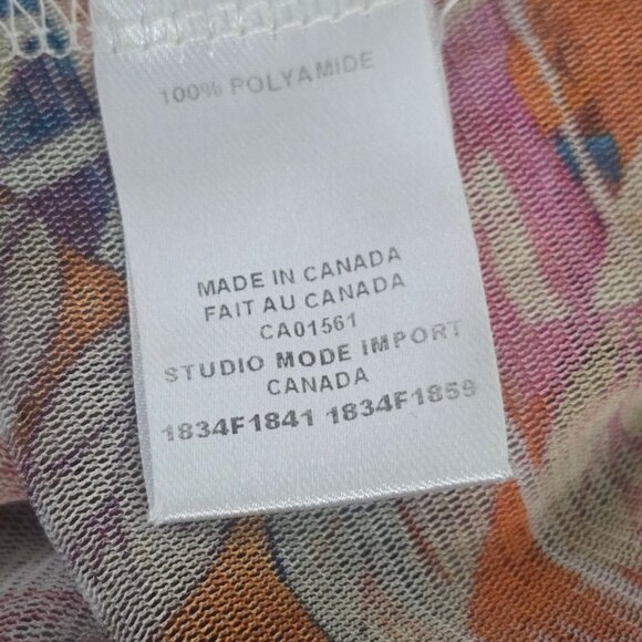 Robert Kitchen Canada Sheer Cardigan Women Large Open Front Artsy Boho Hippie - Picture 9 of 10